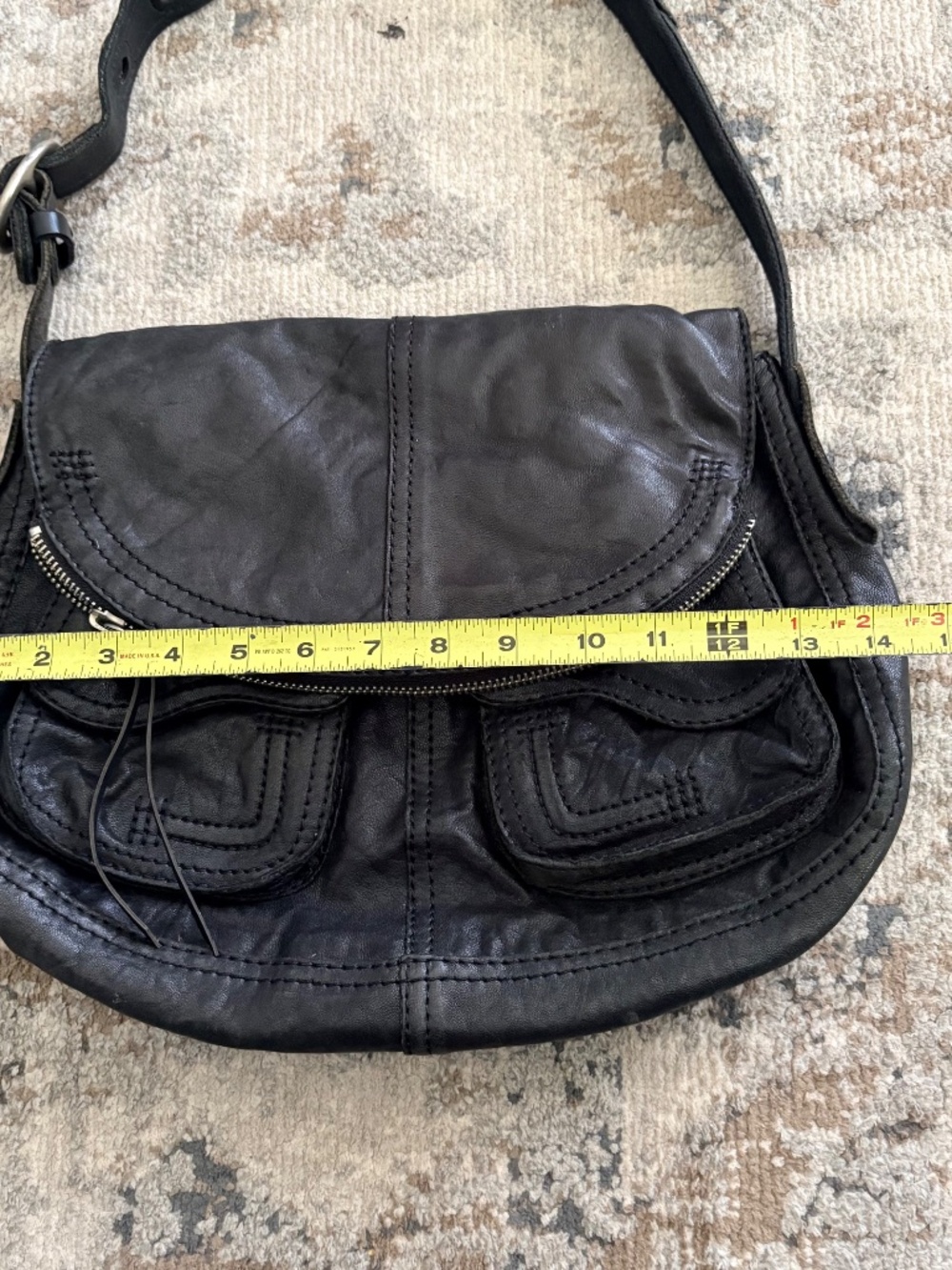 Lucky Brand Stash Hobo Bag – Black Leather - Picture 3 of 9